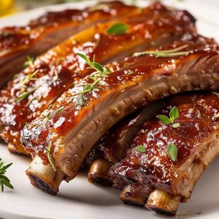 Ребра в медовомі соусі (500г)