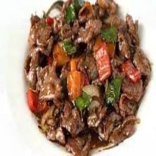 Ternera con salsa ostra