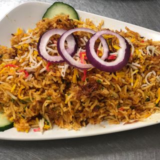 Chicken biryani (poco picante)