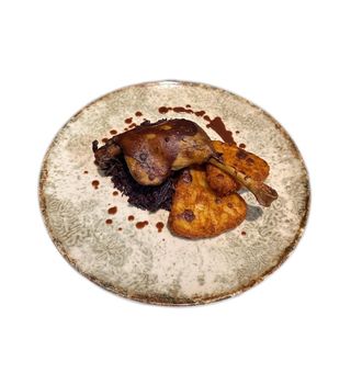 Pulpă de rață confit