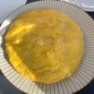 Tortilla De Patata Al Momento Poco Hecha