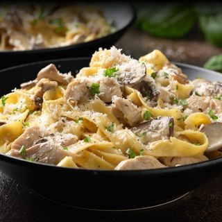 Pâtes Alfredo Poulet Champignon
