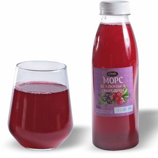 Морс "IZMIR" из клюквы и смородины 0.5 л.