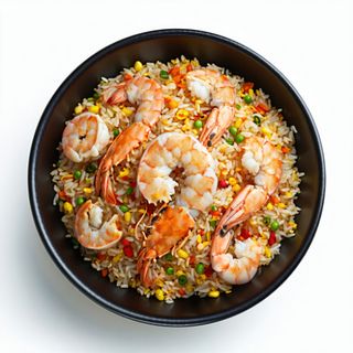 Arroz Fritos Con Mariscos