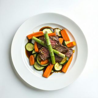 037. Manzo con verdure