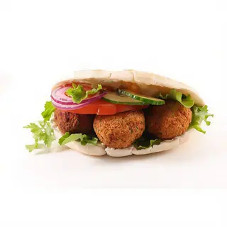 Menú kebab de  Falafel