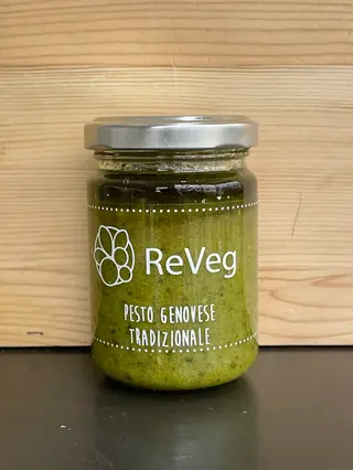 Pesto tradizionale  (con aglio) 130gr