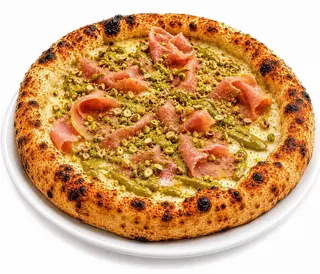 Pizza Pistaći Mortadela