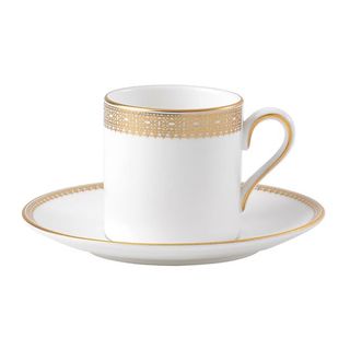 Vera Wang Lace Gold ceasca cu farfurie espresso