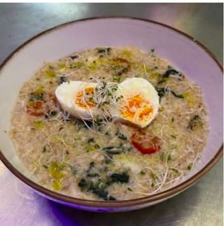 Avena Con Queso Y Huevo
