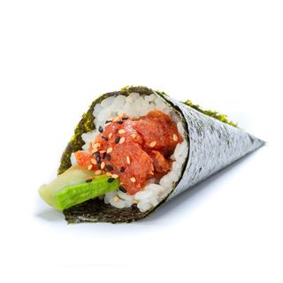 101. Temaki spicy maguro