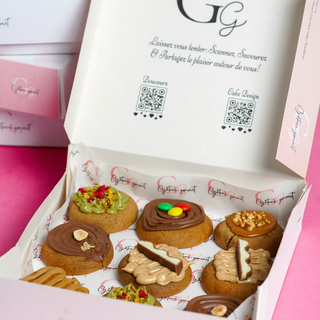 Boîte 9 cookies gourmets