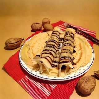 Palačinke sa čokoladom i orasima