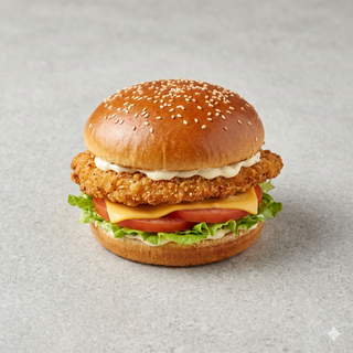 Hamburguesa De Pollo Crujiente