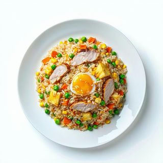 Riso saltato con ananas