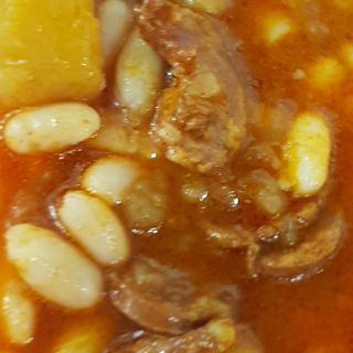 MIERCOLES Alubias con chorizo