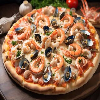 Pizza Mariscos (Mediana)