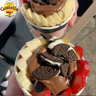 Coupe Fraise & Banane au Nutella et Oreo