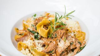 Pappardelle z polędwiczką wieprzową