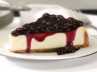Tarta De Queso Con Arándanos