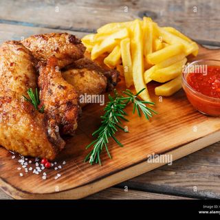 piatto alette di pollo