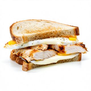 Bocadillo De Pechuga Con Huevo