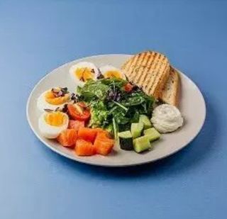 Авторский завтрак с лососем