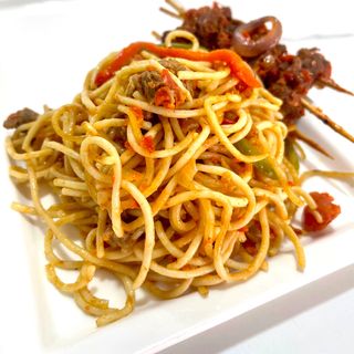 Jollof Spaghetti