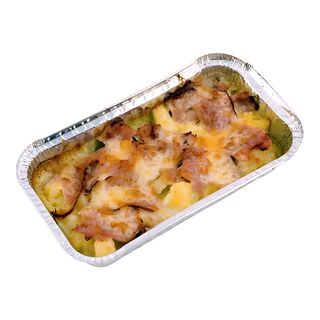 Запечени картофи с шунка (450г)