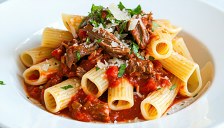 Rigatoni Effiloché De Bœuf