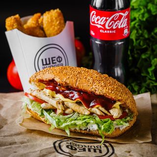 Комбо чизстейк френд чикен