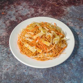 Fideos De Arroz Con Gambas