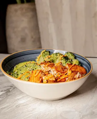 Salmon bowl