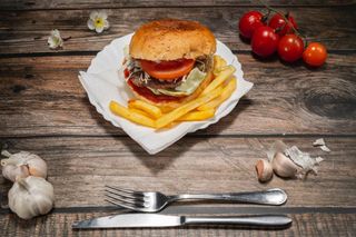 Double cheeseburger  140 gr