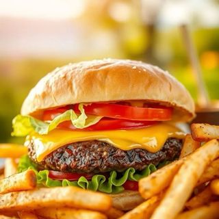 Classic Burger  + patatas fritas