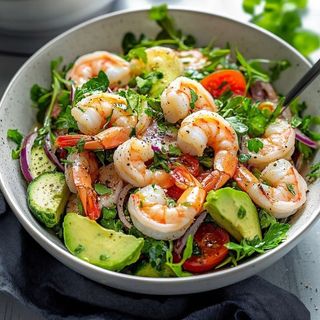 Ensalada gambas
