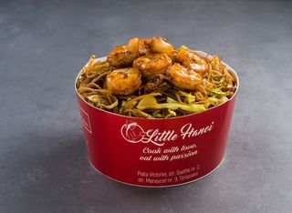 Bun Xao Tom - Tăiței prăjiți cu creveți