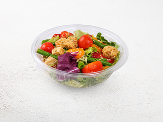 Салат-фреш з сиром Тофу та запеченими овочами