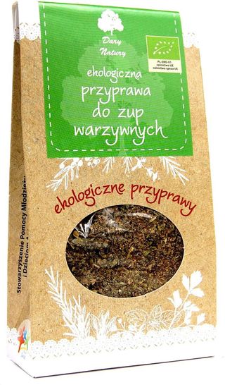 PRZYPRAWA DO ZUP WARZYWNYCH BIO 40 g - DARY NATURY