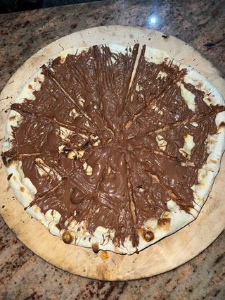 Pizza con Nutella