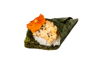 75.  Temaki spicy tuna