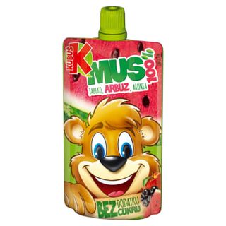 Mus jabłko, arbuz, aronia Kubuś. 0.1л