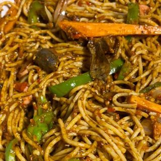 Asun Jollof spaghetti 