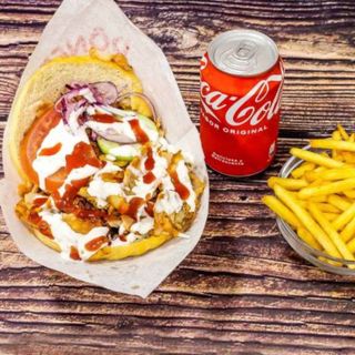 Pita doner kebab menu