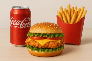 Panino cotoletta + Patatine + Bibita