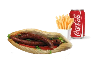 Sandwich Saucisse + Frites + Boisson