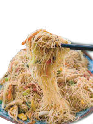 Noodles di riso con verdure