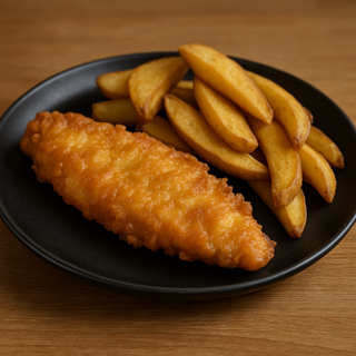 Cod pane cu garnitura la alegere 600g