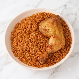 Jollof Rice With Chicken