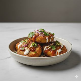 Aloo tikki chat